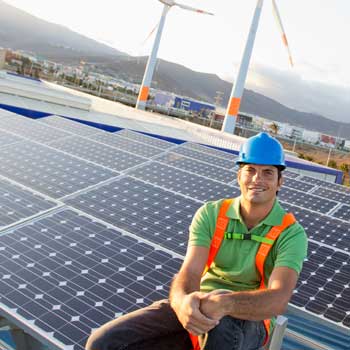 Solar photovoltaic installer